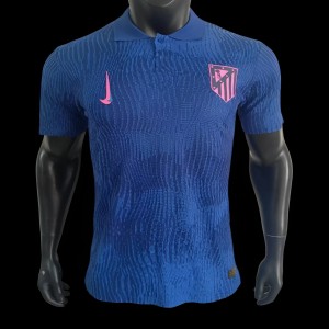 Player Version 24/25 Atletico Madrid Navy Polo Jersey